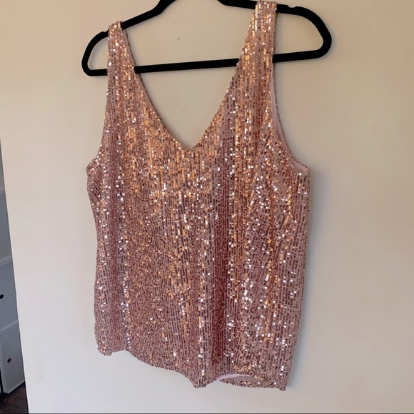 Champagne Sequin Shell - Picture 3 of 5